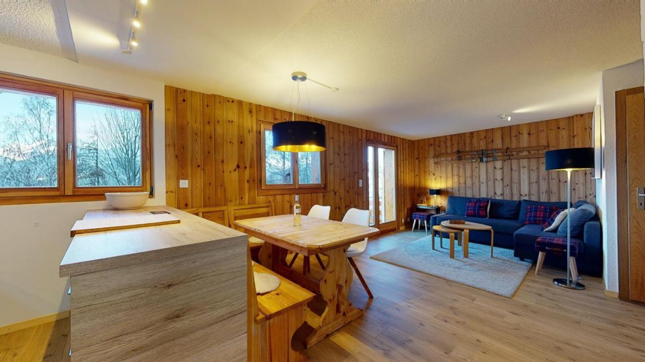 Cozy Apartment In Veysonnaz, Close To The Slopes Of The 4 Valleys Eksteriør billede