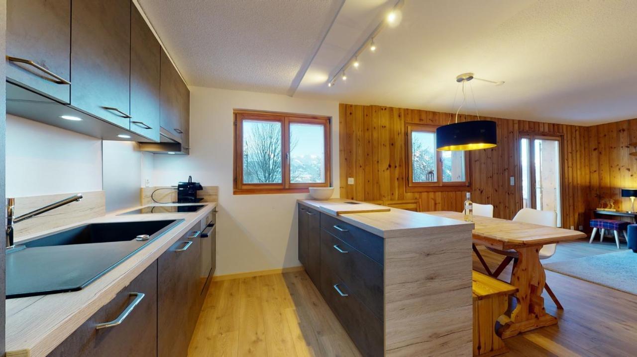 Cozy Apartment In Veysonnaz, Close To The Slopes Of The 4 Valleys Eksteriør billede